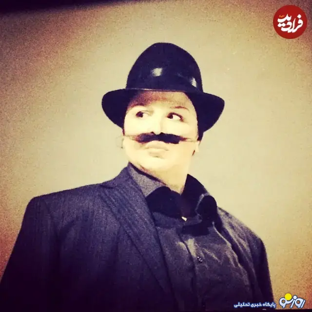 تصویری از خانم شهره سلطانی با سبیل!